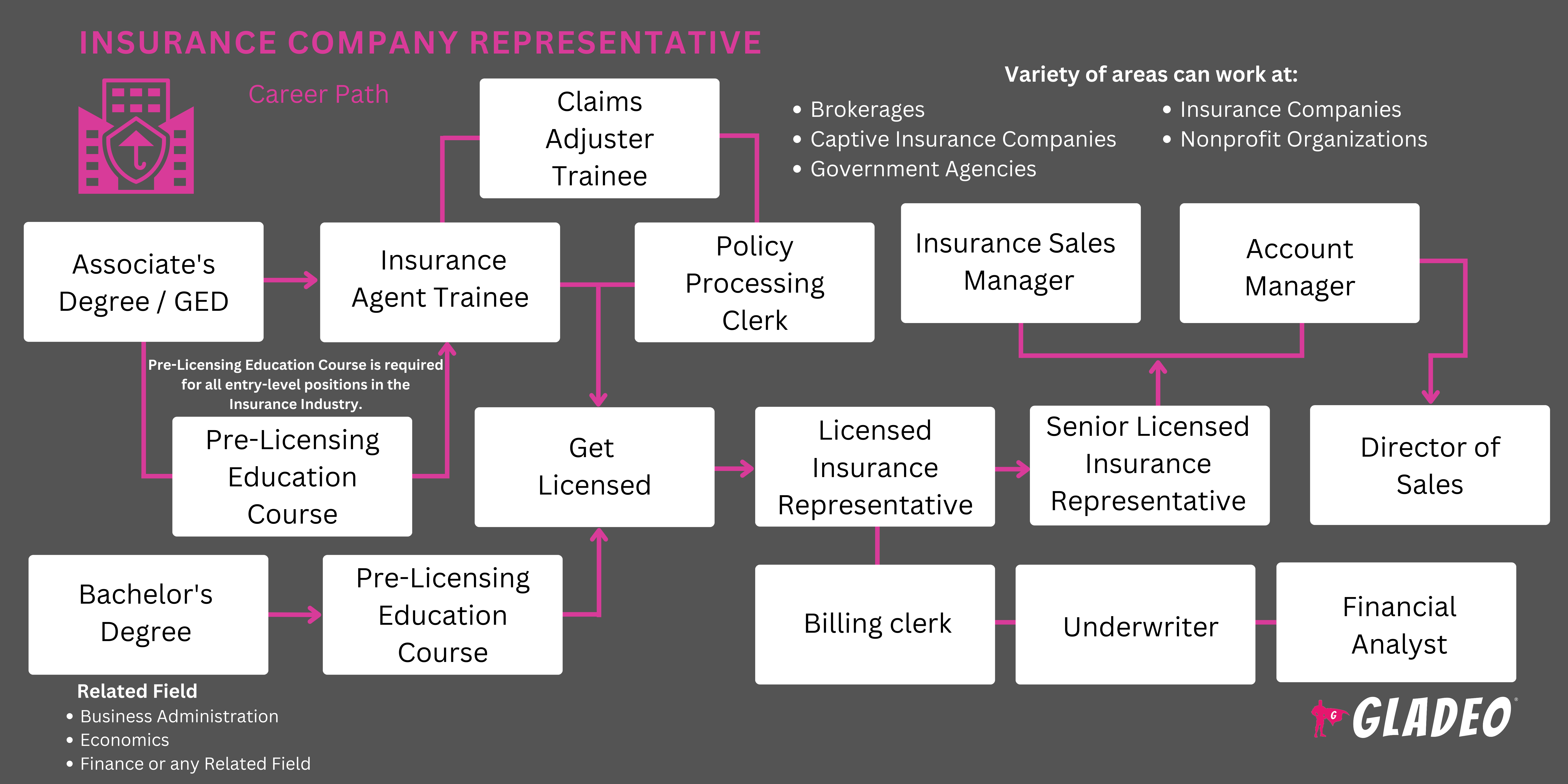 Insurance Company Representative Roadmap